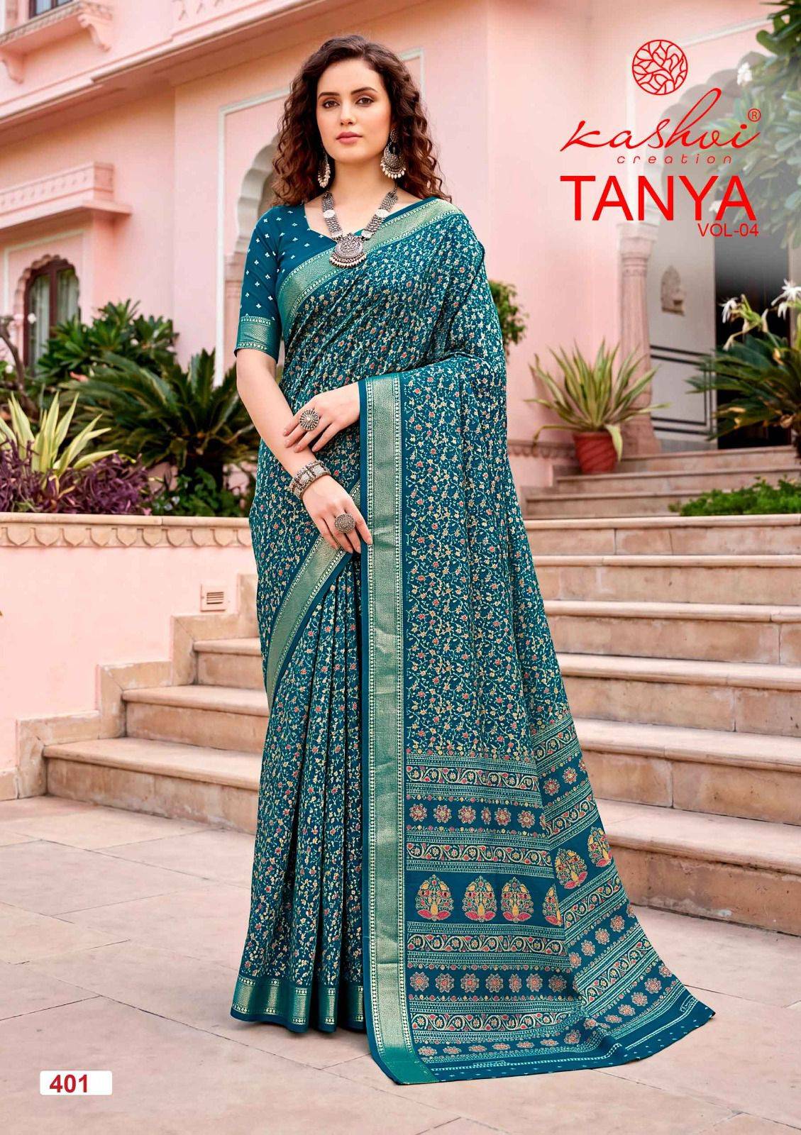 TANYA VOL. 4 By KASHVI CREATION 401 To 408 Series 